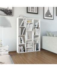 Séparateur de pièce/Bibliothèque Blanc 100x24x140 cm | Mobilier & Déco