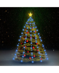 Guirlande lumineuse d'arbre de Noël 180 LED Bleu 180 cm | Mobilier & Déco