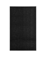 Paillasson lavable Noir 90x150 cm | Mobilier & Déco