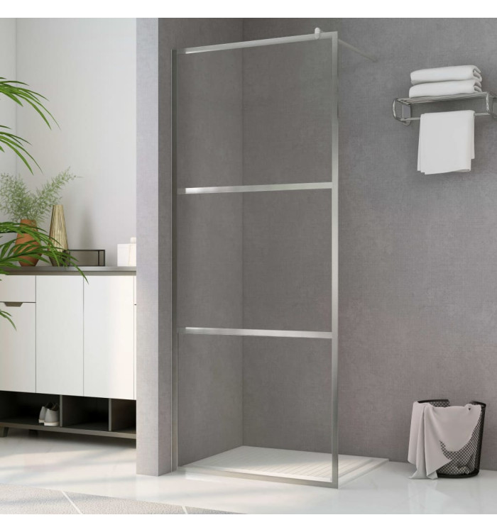 Paroi de douche à l'italienne à verre ESG transparent 80x195 cm | Mobilier & Déco