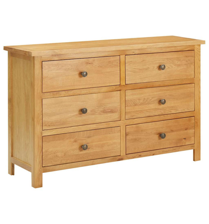 Commode 105x33,5x73 cm Bois de chêne massif | Mobilier & Déco