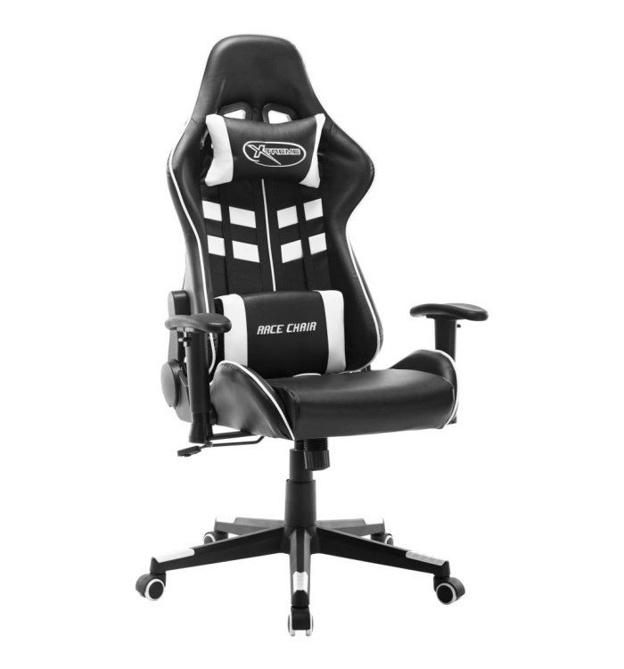 Chaise de jeu Noir et blanc Cuir artificiel | Mobilier & Déco