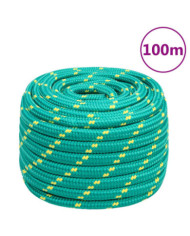Corde de bateau Vert 20 mm 100 m Polypropylène | Mobilier & Déco