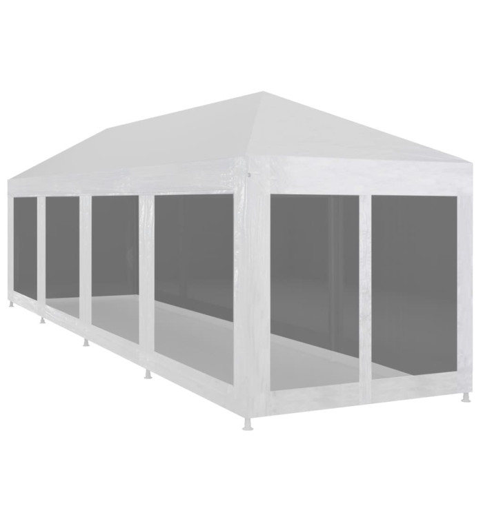 Tente de réception avec 10 parois en maille 12 x 3 m | Mobilier & Déco