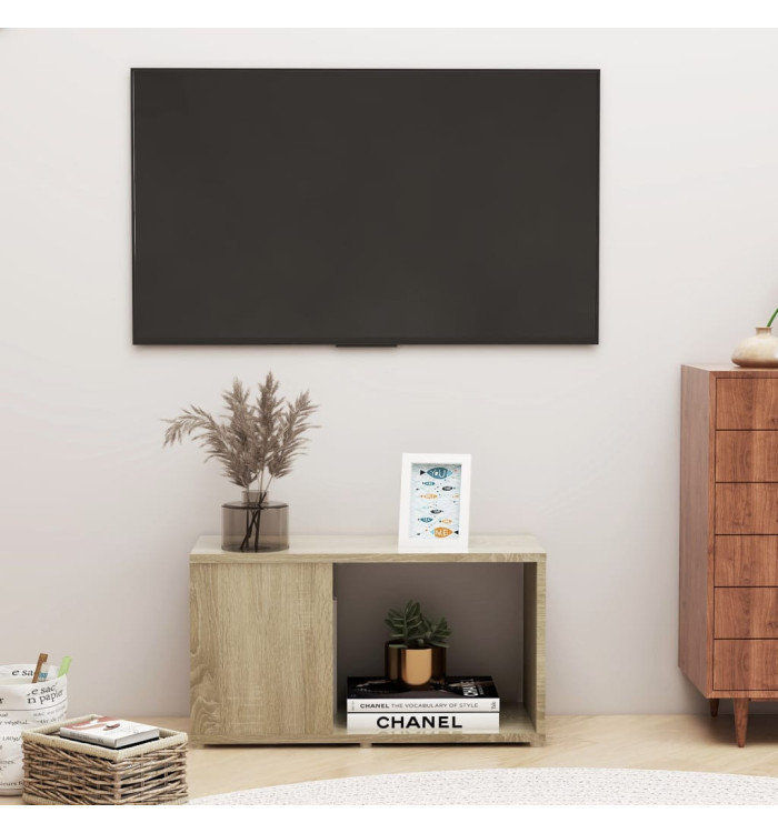 Meuble TV Chêne sonoma 60x24x32 cm Bois d'ingénierie | Mobilier & Déco