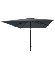 Madison Parasol de jardin Denia 200x200 cm gris | Mobilier & Déco