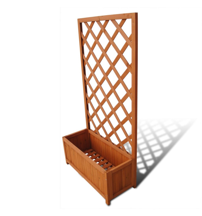 Jardinière en treillis 70 x 30 x 135 cm | Mobilier & Déco