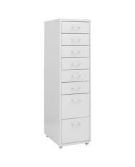 Classeur mobile Gris 28x41x109 cm Métal | Mobilier & Déco