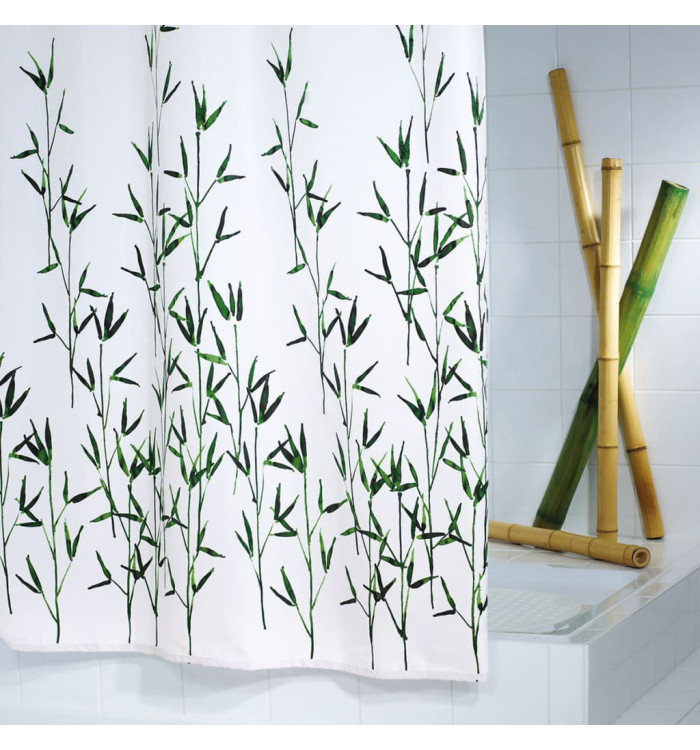 RIDDER Rideau de douche Bambus 180 x 200 cm | Mobilier & Déco
