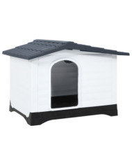 Niche pour chien Gris 90,5x68x66 cm Polypropylène | Mobilier & Déco