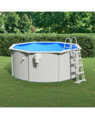 Piscine avec échelle de sécurité 300x120 cm | Mobilier & Déco