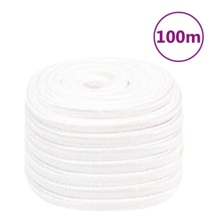 Corde de bateau Blanc complet 20 mm 100 m Polypropylène | Mobilier & Déco