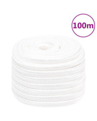 Corde de bateau Blanc complet 20 mm 100 m Polypropylène | Mobilier & Déco