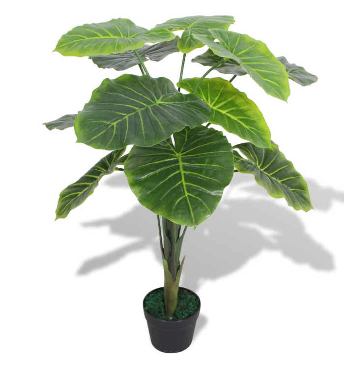 Plante artificielle avec pot Taro 85 cm Vert | Mobilier & Déco