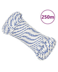 Corde de bateau Blanc 3 mm 250 m Polypropylène | Mobilier & Déco