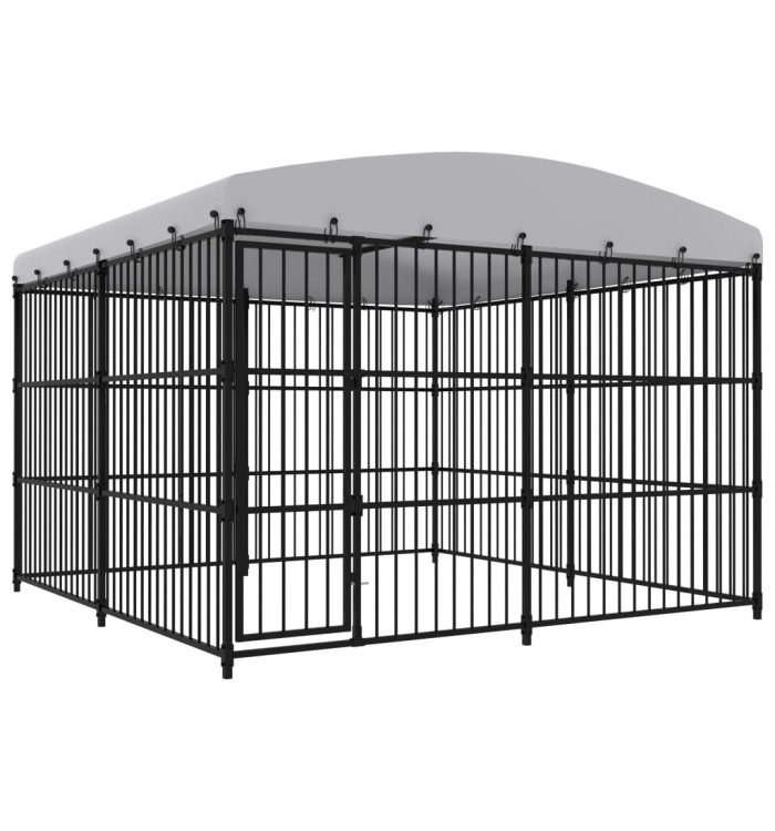 Chenil extérieur avec toit 300x300x210 cm | Mobilier & Déco