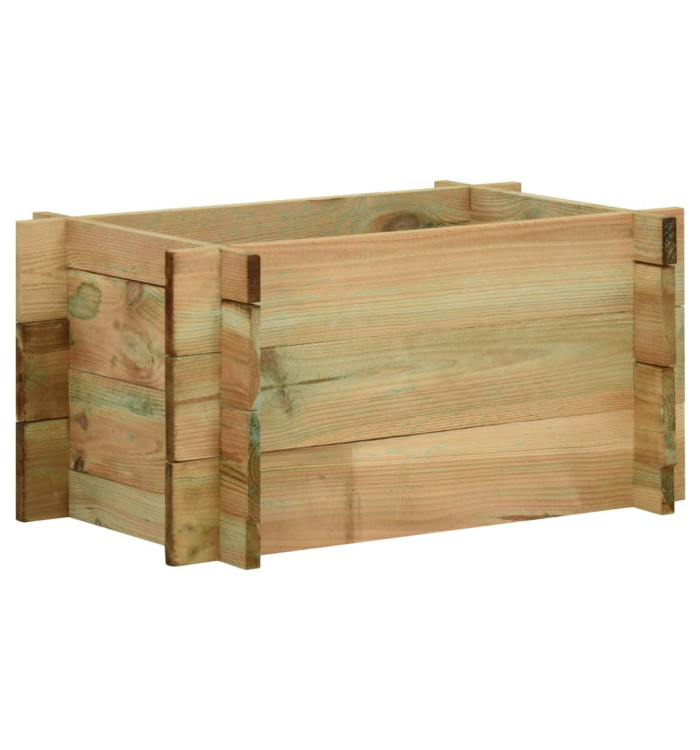 Jardinière surélevée pour légumes Bois de pin imprégné 40 cm | Mobilier & Déco