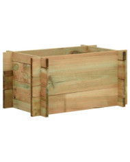 Jardinière surélevée pour légumes Bois de pin imprégné 40 cm | Mobilier & Déco