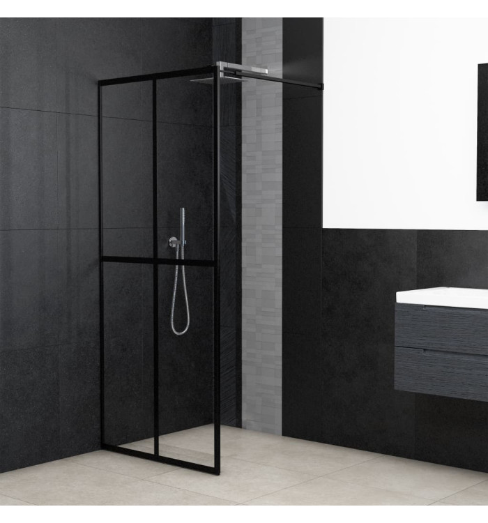 Écran de douche Verre trempé transparent 140x195 cm | Mobilier & Déco