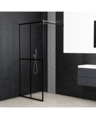 Écran de douche Verre trempé transparent 140x195 cm | Mobilier & Déco