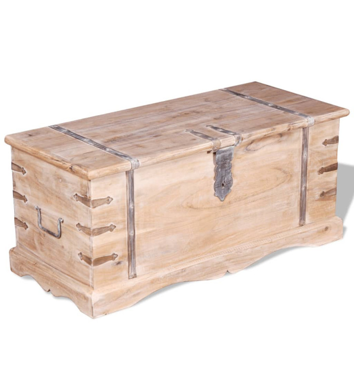 Coffre de rangement Bois d'Acacia | Mobilier & Déco