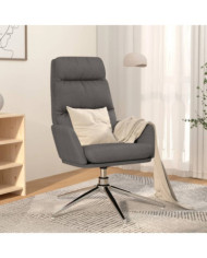 Chaise de relaxation Gris clair Tissu | Mobilier & Déco
