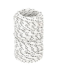 Corde de bateau tressé Blanc 2 mmx50 m Polyester | Mobilier & Déco