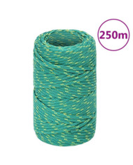 Corde de bateau Vert 2 mm 250 m Polypropylène | Mobilier & Déco