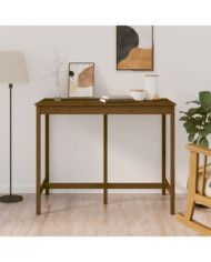 Table de bar Marron miel 140x80x110 cm Bois massif de pin | Mobilier & Déco