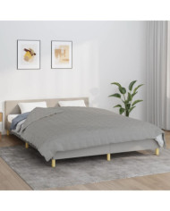 Couverture lestée Gris 220x235 cm 11 kg Tissu | Mobilier & Déco
