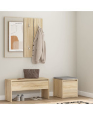 Ensemble de meubles de couloir Chêne sonoma Bois d'ingénierie | Mobilier & Déco