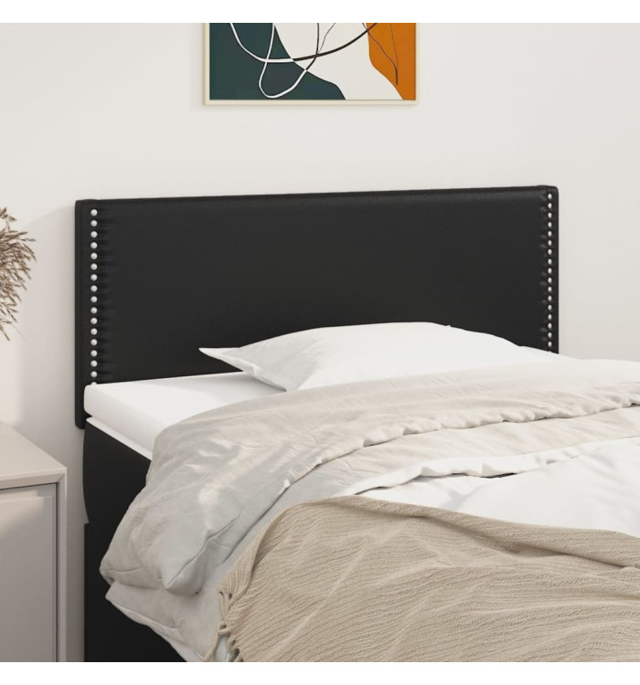 Tête de lit Noir 80x5x78/88 cm Similicuir | Mobilier & Déco