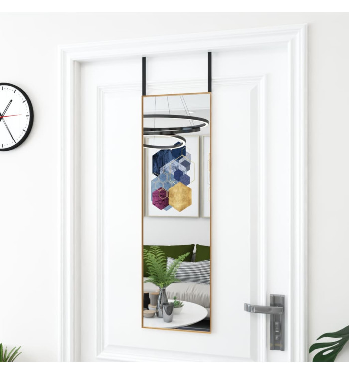 Miroir de porte Doré 30x100 cm Verre et aluminium | Mobilier & Déco