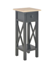 Table d'appoint Noir 27 x 27 x 65,5 cm Bois | Mobilier & Déco