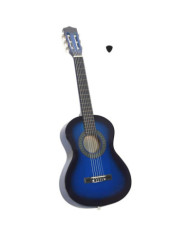 Guitare classique de débutants et enfants Bleu 1/2 34" | Mobilier & Déco
