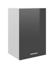 Armoire suspendue "Lyon" Gris brillant 39,5x31x60 cm | Mobilier & Déco