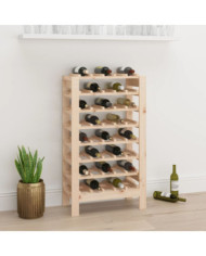 Casier à vin 61,5x30x107,5 cm Bois de pin massif | Mobilier & Déco