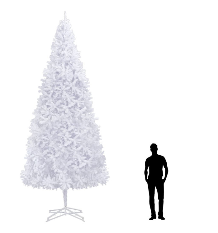 Sapin de Noël artificiel 500 cm Blanc | Mobilier & Déco