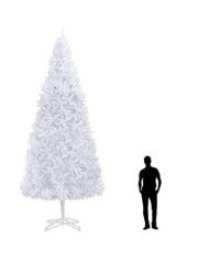 Sapin de Noël artificiel 500 cm Blanc | Mobilier & Déco