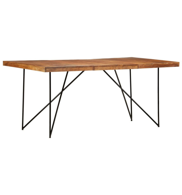 Table à manger 180x90x76 cm Bois d'acacia massif | Mobilier & Déco