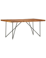 Table à manger 180x90x76 cm Bois d'acacia massif | Mobilier & Déco