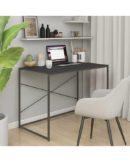 Bureau d'ordinateur Noir 110x60x70 cm Bois d'ingénierie | Mobilier & Déco