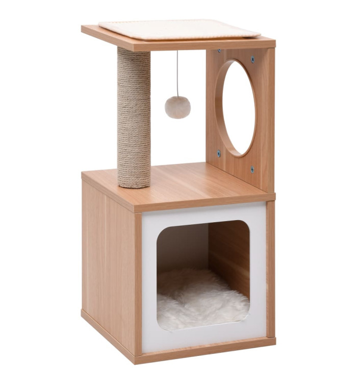 Arbre à chat avec tapis à gratter en sisal 60 cm | Mobilier & Déco
