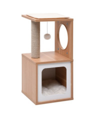 Arbre à chat avec tapis à gratter en sisal 60 cm | Mobilier & Déco