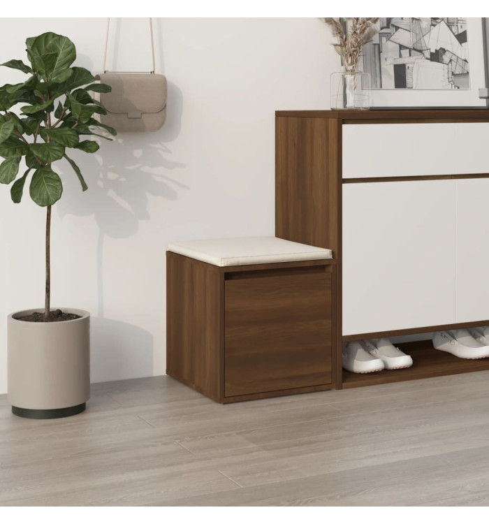 Tiroir boîte Chêne marron 40,5x40x40 cm Bois d'ingénierie | Mobilier & Déco