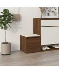 Tiroir boîte Chêne marron 40,5x40x40 cm Bois d'ingénierie | Mobilier & Déco