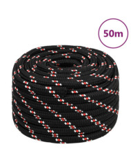 Corde de bateau Noir 20 mm 50 m Polypropylène | Mobilier & Déco