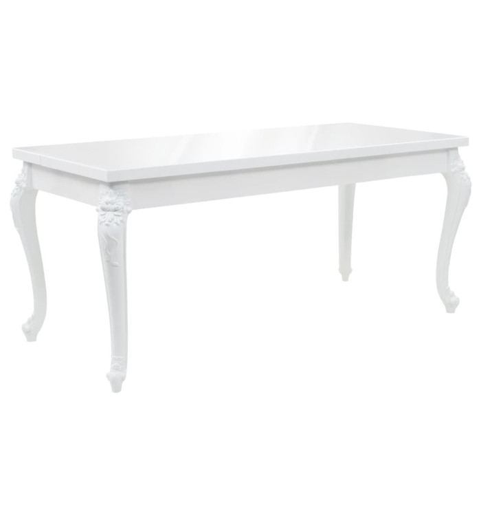 Table à manger 179x89x81 cm Blanc brillant | Mobilier & Déco