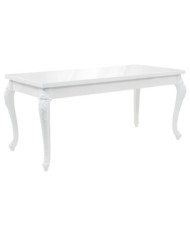 Table à manger 179x89x81 cm Blanc brillant | Mobilier & Déco