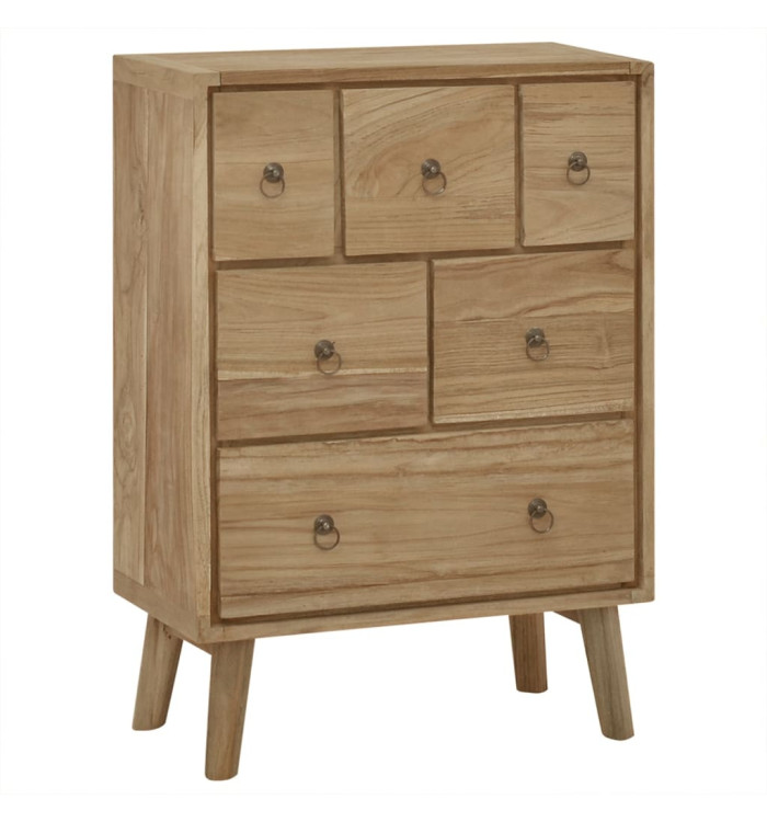 Commode 56x30x80 cm Bois massif de teck | Mobilier & Déco